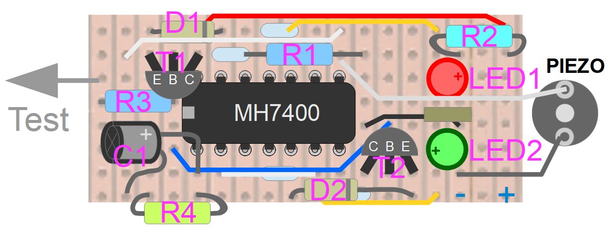 Osadenie PCB Logicej spndy